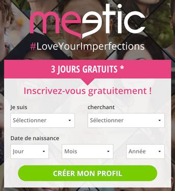 Découvrez comment obtenir 3 jours gratuits sur Meetic Affinity